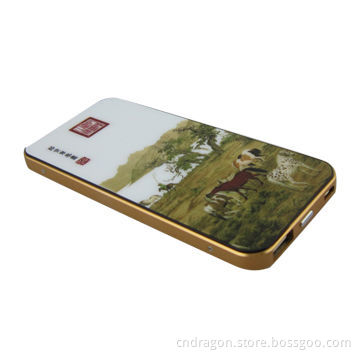 Ultra Slim Power Banks with 3,600mAh Capacity, Different Type Painting, Multi-colors
